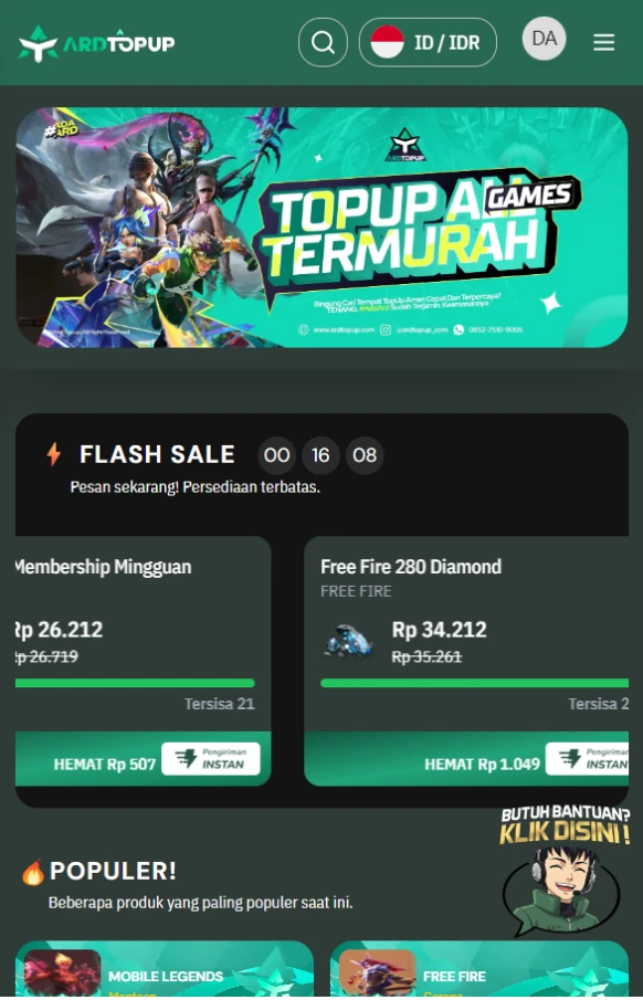 Contoh Website Paket Lengkap 2