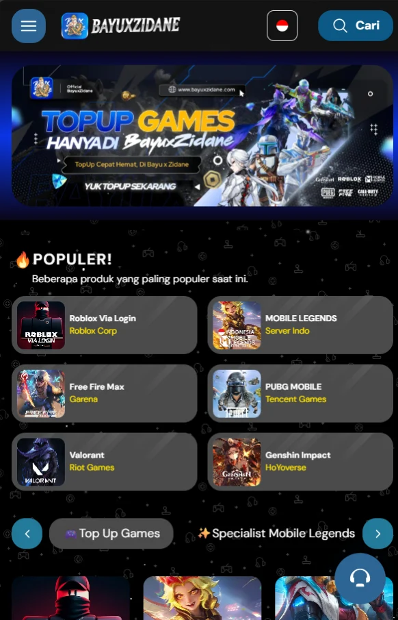 Contoh Website Paket Gold 3