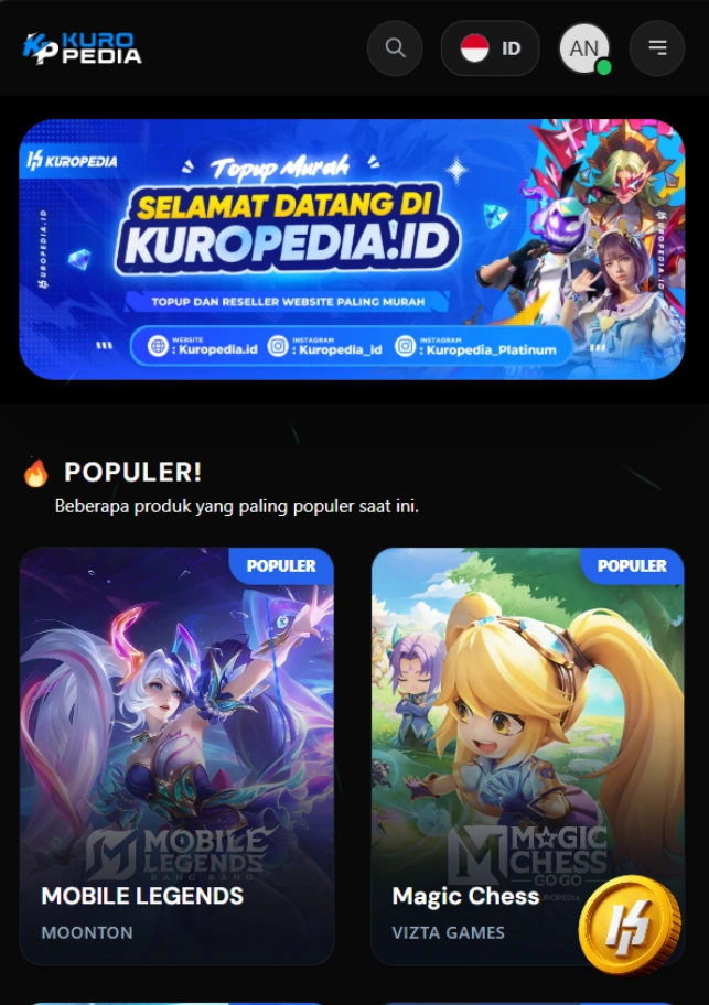 Tampilan Kuropedia