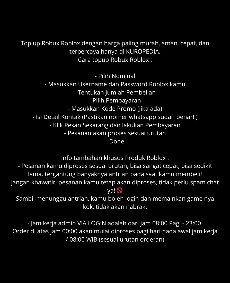 Petunjuk Pengisian